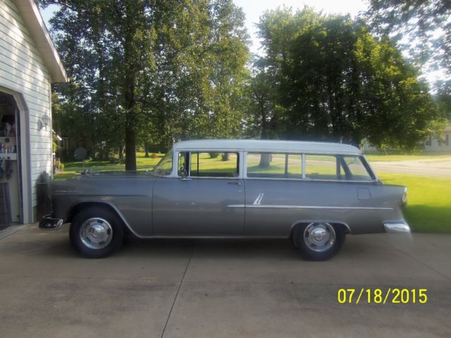 1955 Gray Chevrolet Bel Air/150/210 Wagon