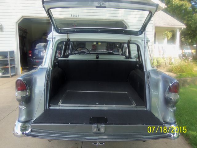 1955 Gray Chevrolet Bel Air/150/210 Wagon