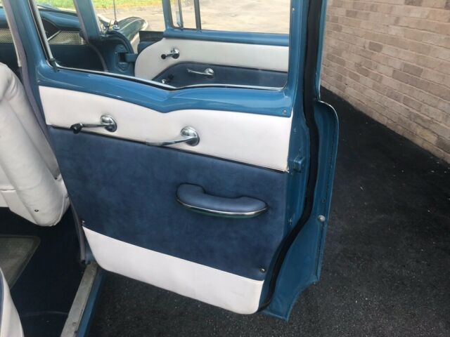 1955 Blue Chevrolet Bel Air/150/210 Sedan