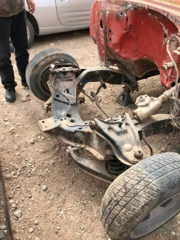 1955 Orange Chevrolet Bel Air/150/210 Sedan