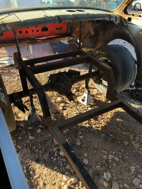 1955 Orange Chevrolet Bel Air/150/210 Sedan