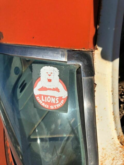 1955 Orange Chevrolet Bel Air/150/210 Sedan