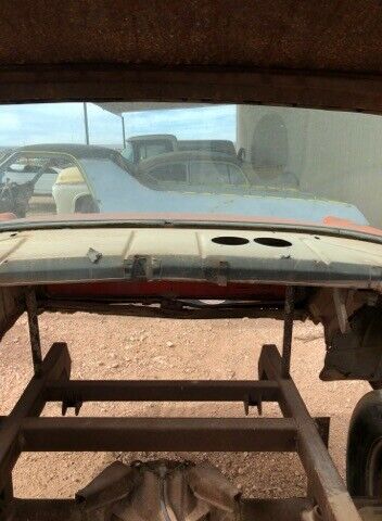 1955 Orange Chevrolet Bel Air/150/210 Sedan