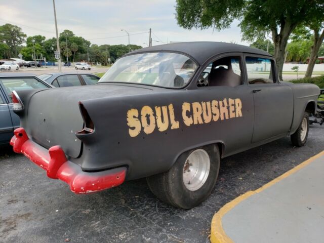 1955 Black Chevrolet Bel Air/150/210 Coupe