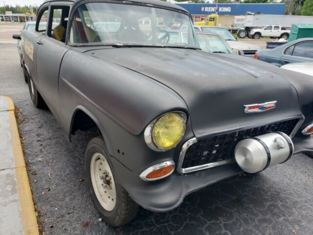 1955 Black Chevrolet Bel Air/150/210 Coupe