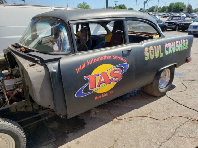 1955 Black Chevrolet Bel Air/150/210 Coupe