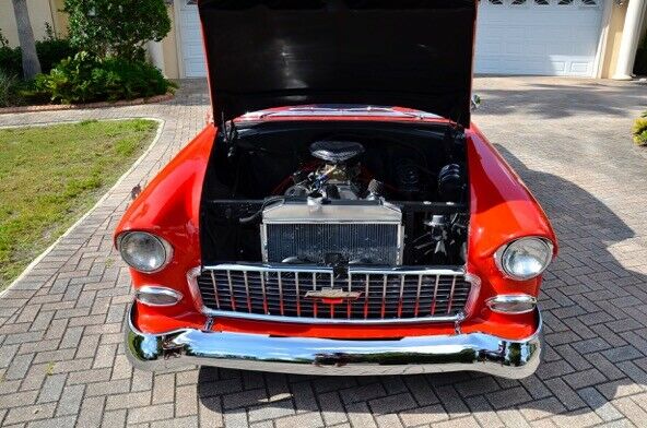 1955 Red Chevrolet Bel Air/150/210