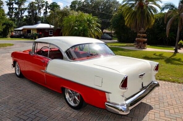 1955 Red Chevrolet Bel Air/150/210