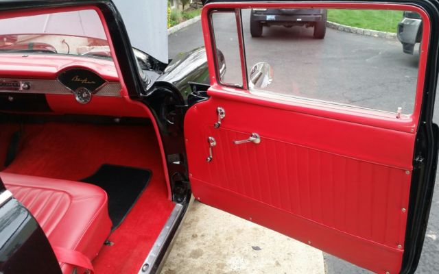 1955 Black Chevrolet Bel Air/150/210 Coupe