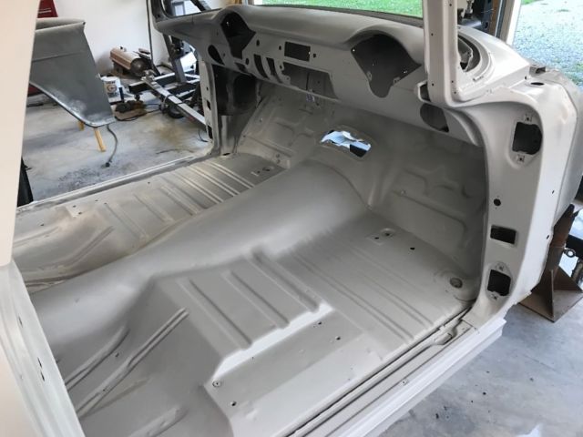 1955 Blue Chevrolet Bel Air/150/210 Wagon