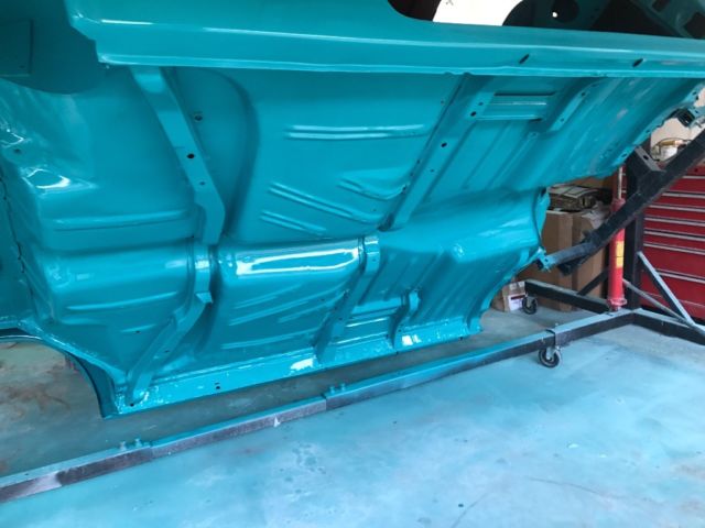 1955 Blue Chevrolet Bel Air/150/210 Wagon