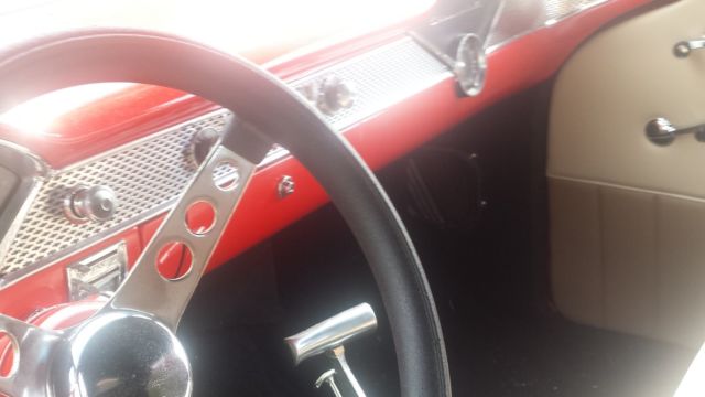 1955 Red Chevrolet Bel Air/150/210 SEDAN DELIVERY