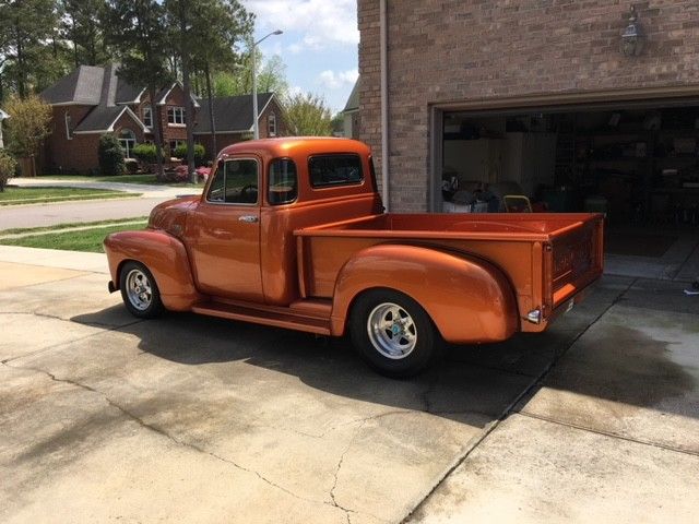 1955 Atomic Orange Chevrolet 3100