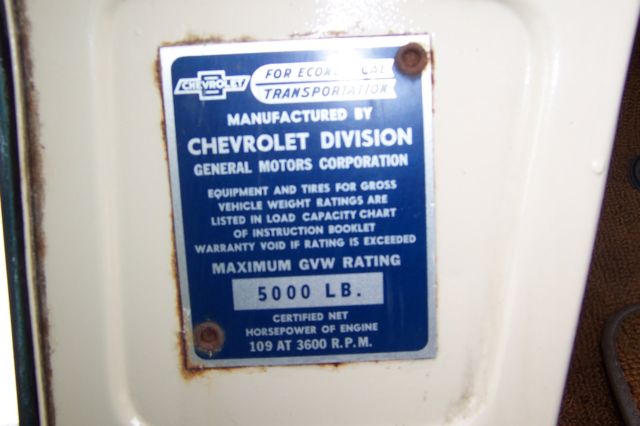 1955 Chevrolet Other Pickups Cab & Chassis