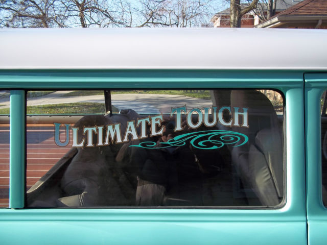 1955 Neptune green & white Chevrolet Bel Air/150/210 Wagon