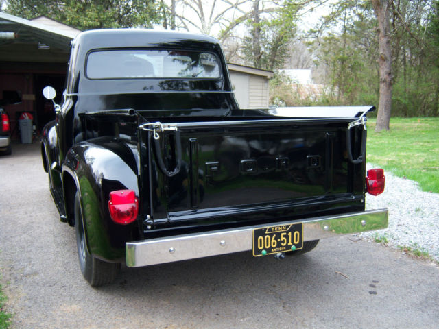 1955 Black Ford F-100 pickup