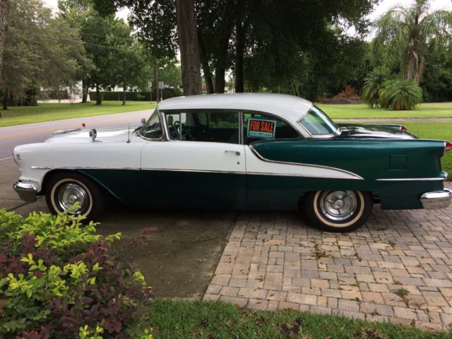 1955 Green Oldsmobile Eighty-Eight Coupe