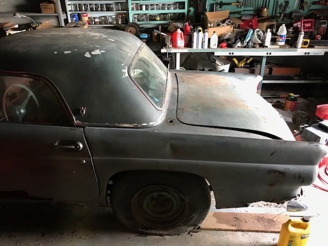 1955 Primer Ford Thunderbird