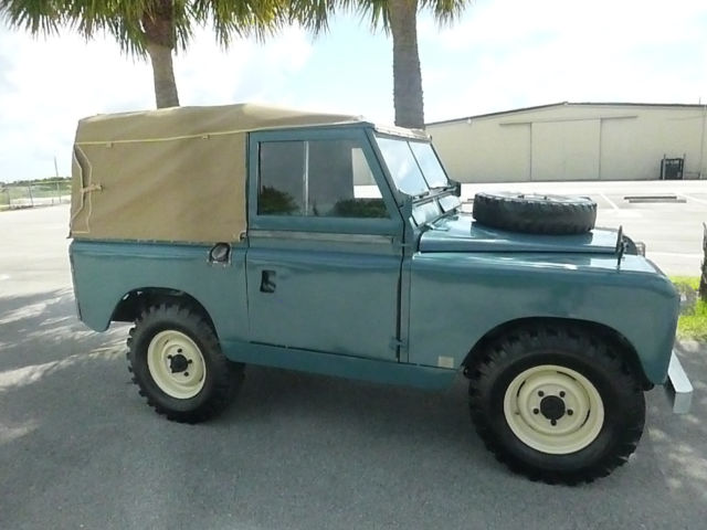 1979 Blue Land Rover Defender SUV