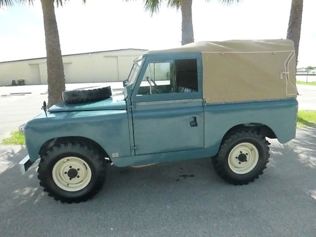 1962 Blue Bottle Land Rover Defender SUV