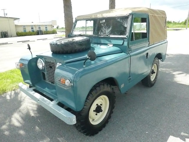 1962 Blue Bottle Land Rover Defender SUV
