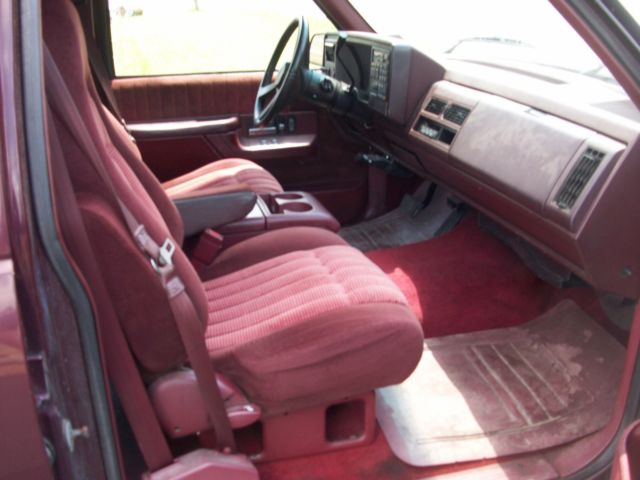 1994 Burgundy Chevrolet Silverado 3500 Crew Cab Pickup