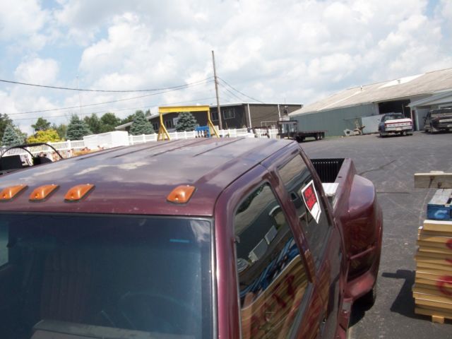 1994 Burgundy Chevrolet Silverado 3500 Crew Cab Pickup