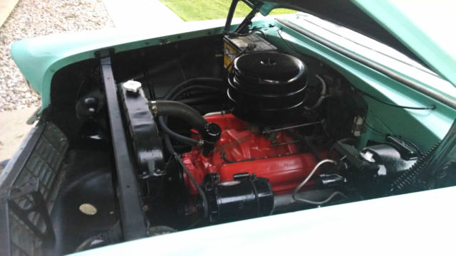 1956 Teal/White Chevrolet Bel Air/150/210