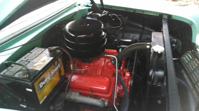 1956 Teal/White Chevrolet Bel Air/150/210