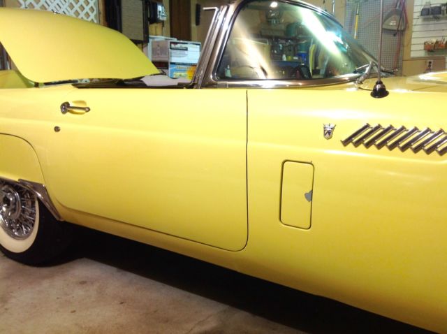 1956 Goldenglow yellow Ford Thunderbird 40A