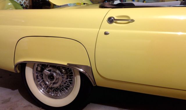 1956 Goldenglow yellow Ford Thunderbird 40A