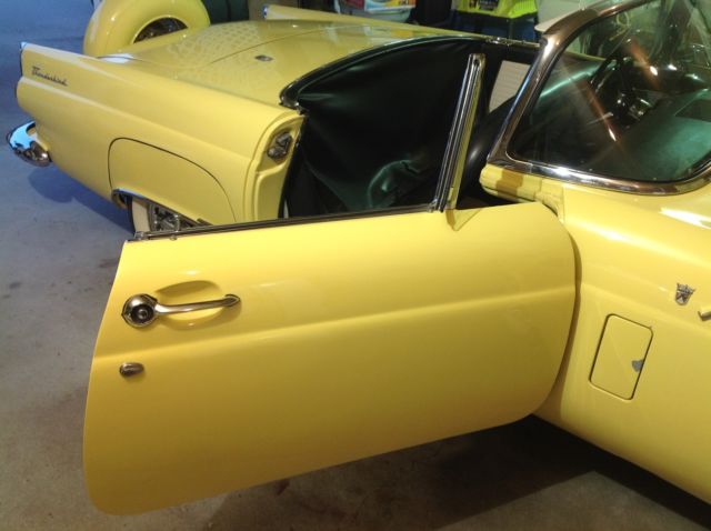 1956 Goldenglow yellow Ford Thunderbird 40A