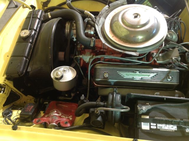 1956 Goldenglow yellow Ford Thunderbird 40A
