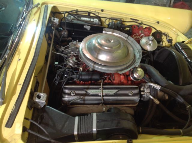 1956 Goldenglow yellow Ford Thunderbird 40A