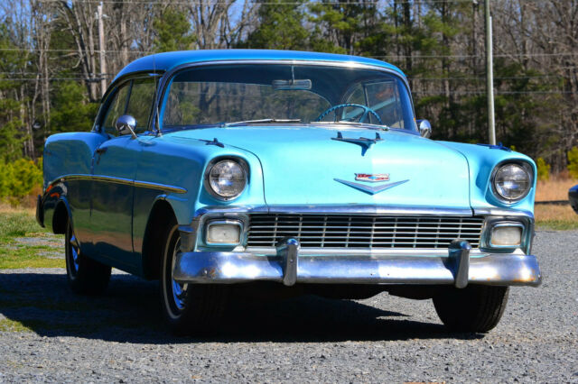 1956 Blue Chevrolet 210