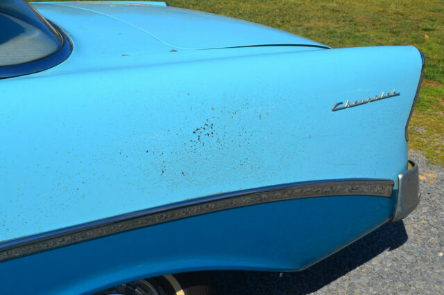1956 Blue Chevrolet 210