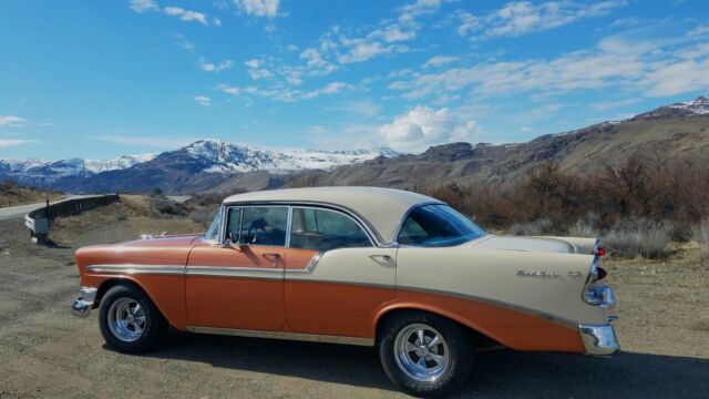 1956 Root Beer and Cream Chevrolet Other 4 door Hardtop Sports Coupe