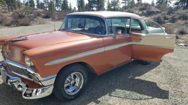 1956 Root Beer and Cream Chevrolet Other 4 door Hardtop Sports Coupe