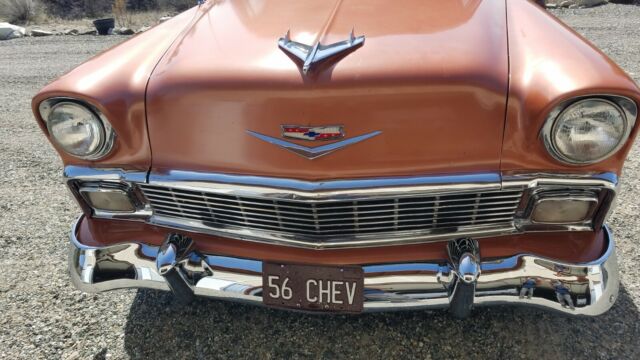 1956 Root Beer and Cream Chevrolet Other 4 door Hardtop Sports Coupe