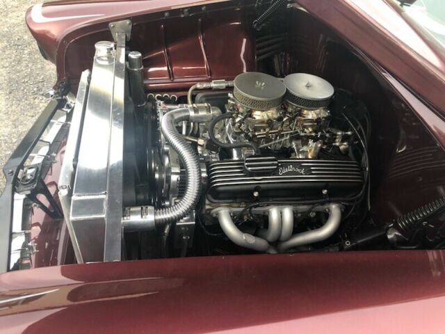 1956 Burgundy Chevrolet Bel Air/150/210 Sedan