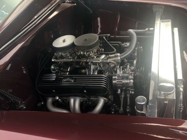 1956 Burgundy Chevrolet Bel Air/150/210 Sedan