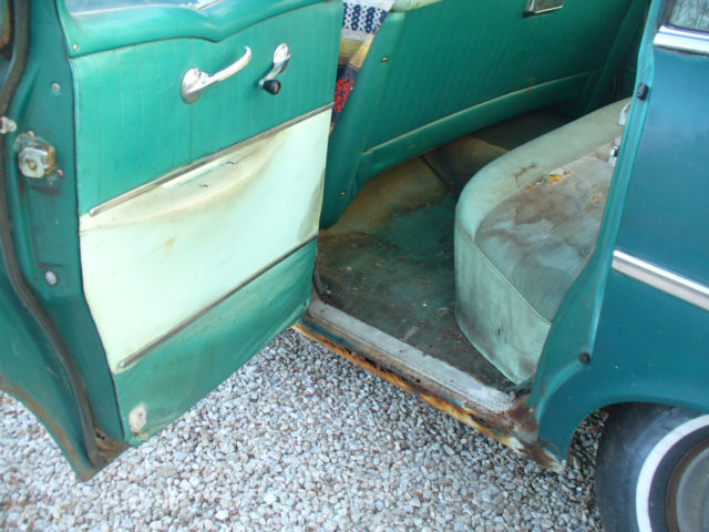 1956 Green Chevrolet Bel Air/150/210 Four-door Sedan