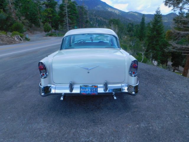 1956 Deep Orchid and Pearl White Chevrolet Bel Air/150/210 Sedan