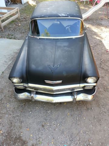 19560000 Black Chevrolet Bel Air/150/210 Sedan