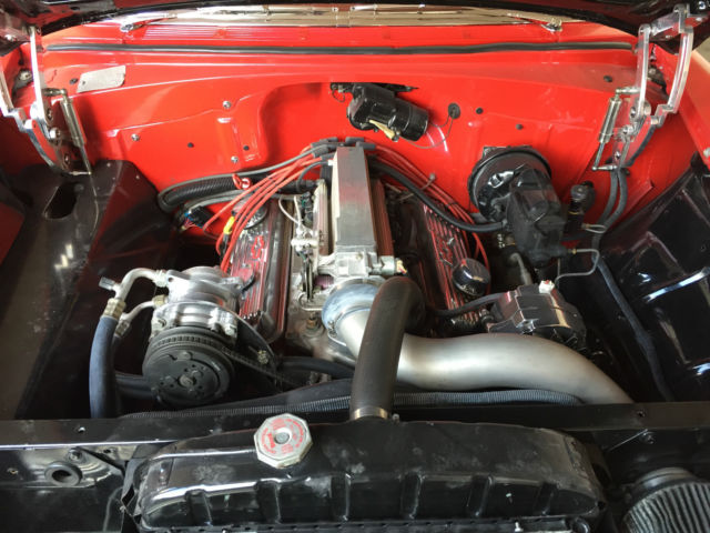 1956 Red Chevrolet Bel Air/150/210 Wagon