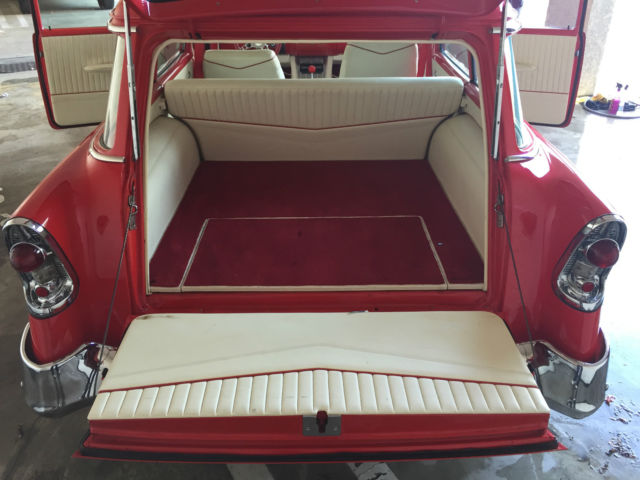 1956 Red Chevrolet Bel Air/150/210 Wagon