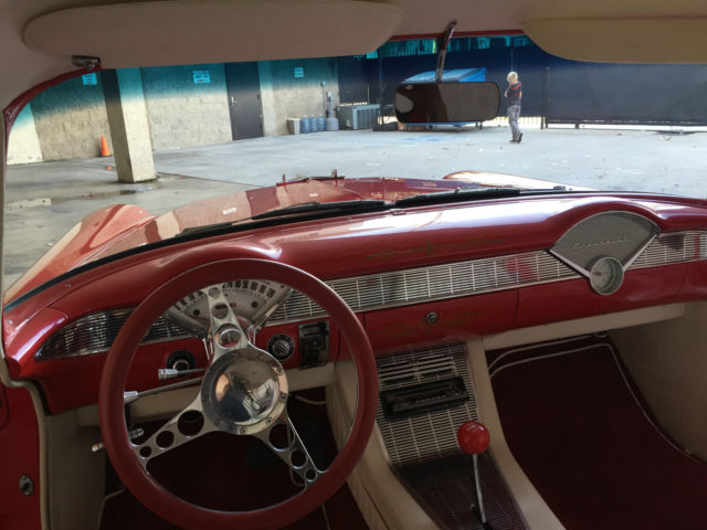 1956 Red Chevrolet Bel Air/150/210 Wagon