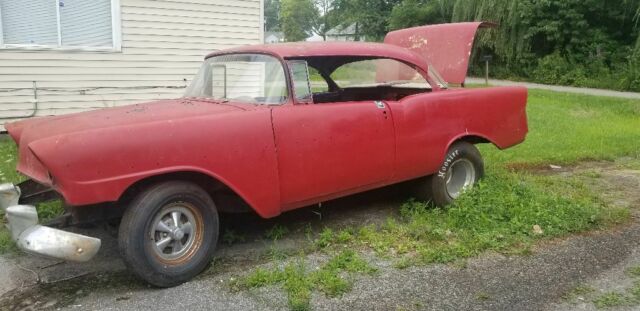 1956 Red Chevrolet Bel Air/150/210 Coupe