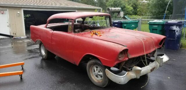 1956 Red Chevrolet Bel Air/150/210 Coupe