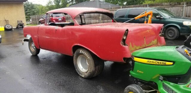1956 Red Chevrolet Bel Air/150/210 Coupe